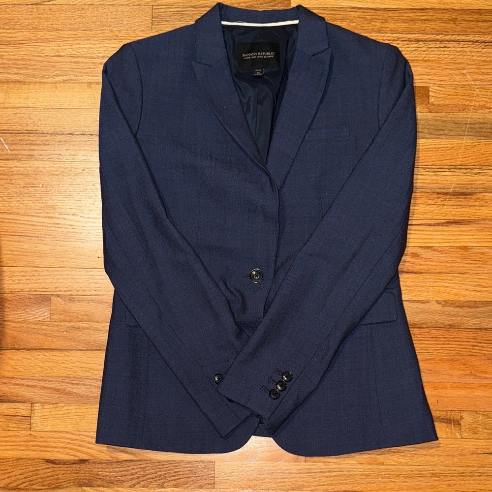 Navy Banana Republic Blazer